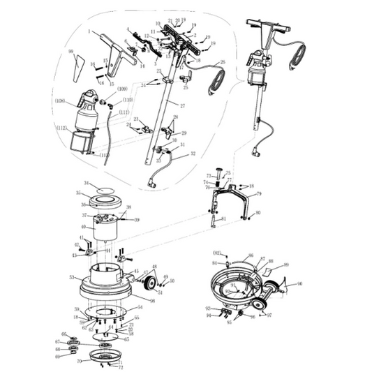 Bissell BGORB13 Orbital Floor Cleaning Machine