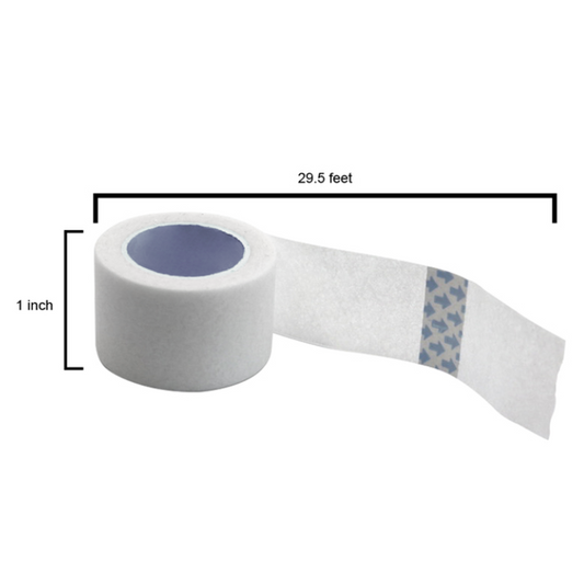 Paper Soft Surgical Tape 1 Inch x 29.5 ft-Medium- Hypoallergenic (360pcs)