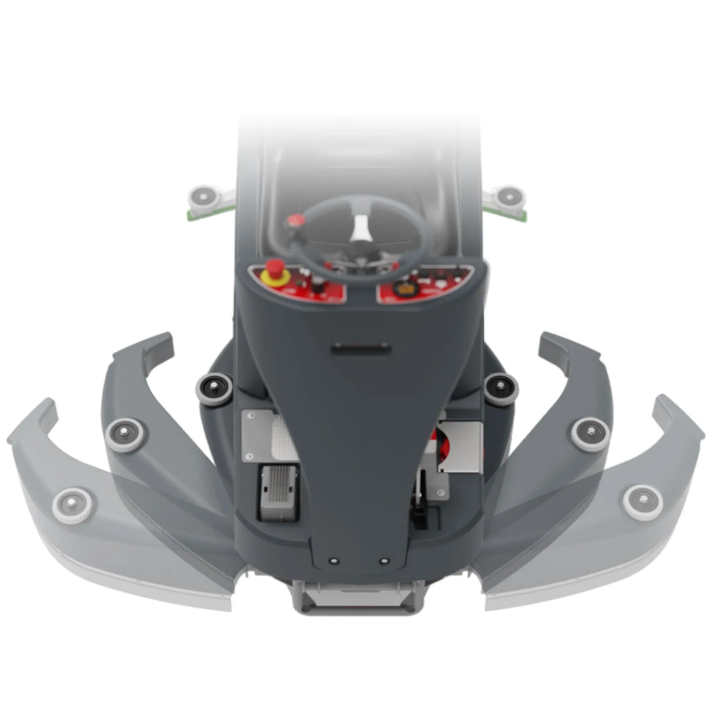 NaceCare TVL 850/200T 26″–34″ Ride-On Scrubber – 4 NX1K Batteries