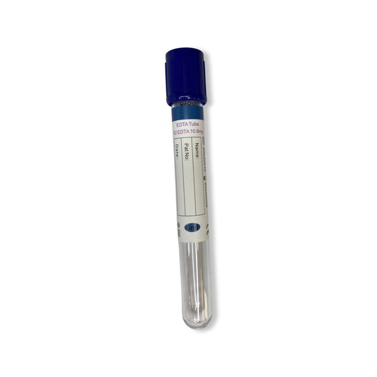 Royal Blue Top (EDTA 10.8mg)13x100mm, 6mL, PET