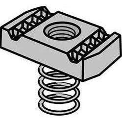 3/8" Nut With Regular Spring Zinc For Fire Protection