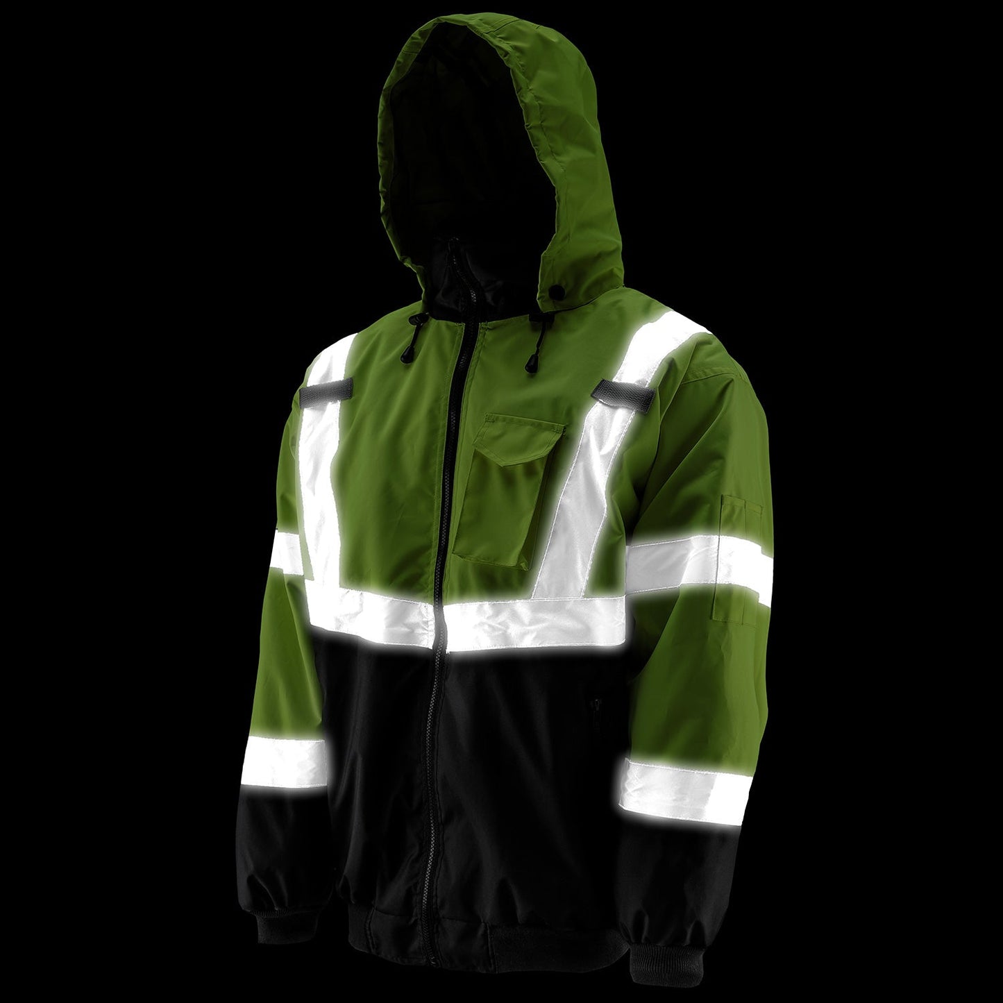 Hi-Viz Yellow Bomber Jacket