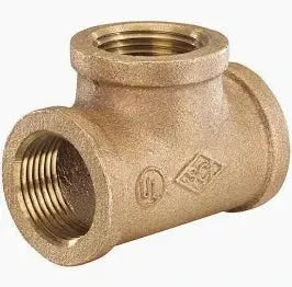 Brass Tee Fitting