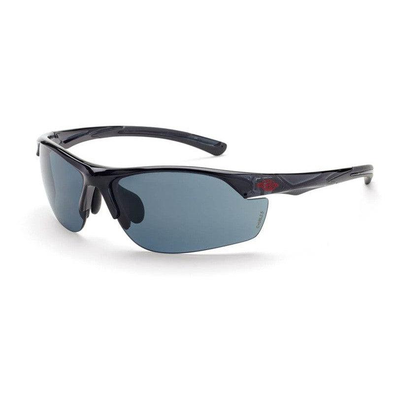 Crossfire AR3 Safety Glasses Black Frame with Smoke Lenses