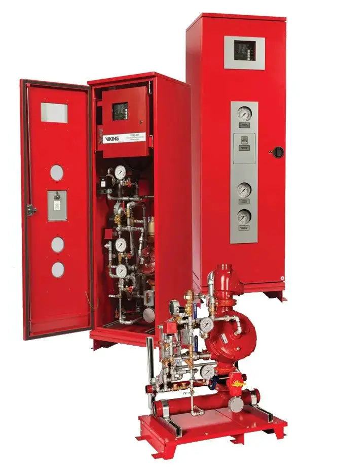 Pre Sngl Int Pneumatic Skid Enclosure 8" Fire Protection