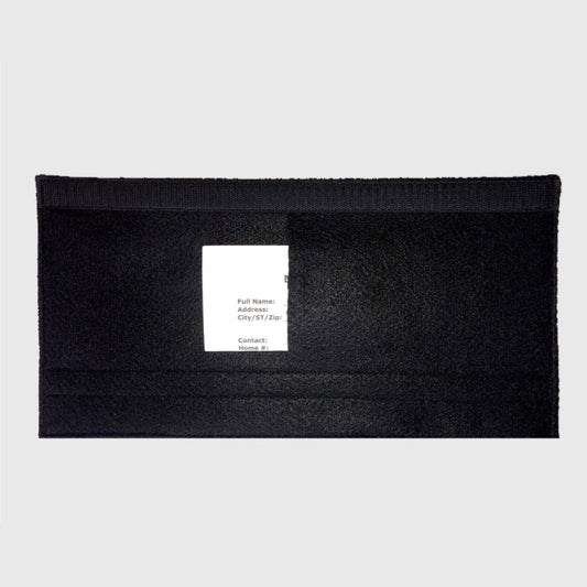 Epilepsy - Medical Alert Seat Belt Cover - Inside Pocket - Medical Info Sheet