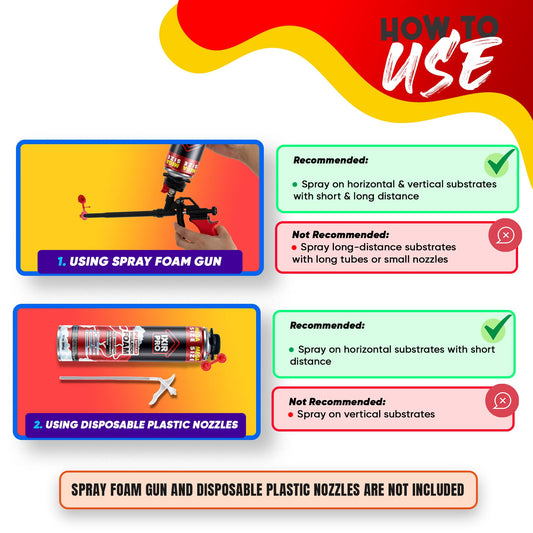 Spray Foam Insulation Can (30 oz. / 850 g)