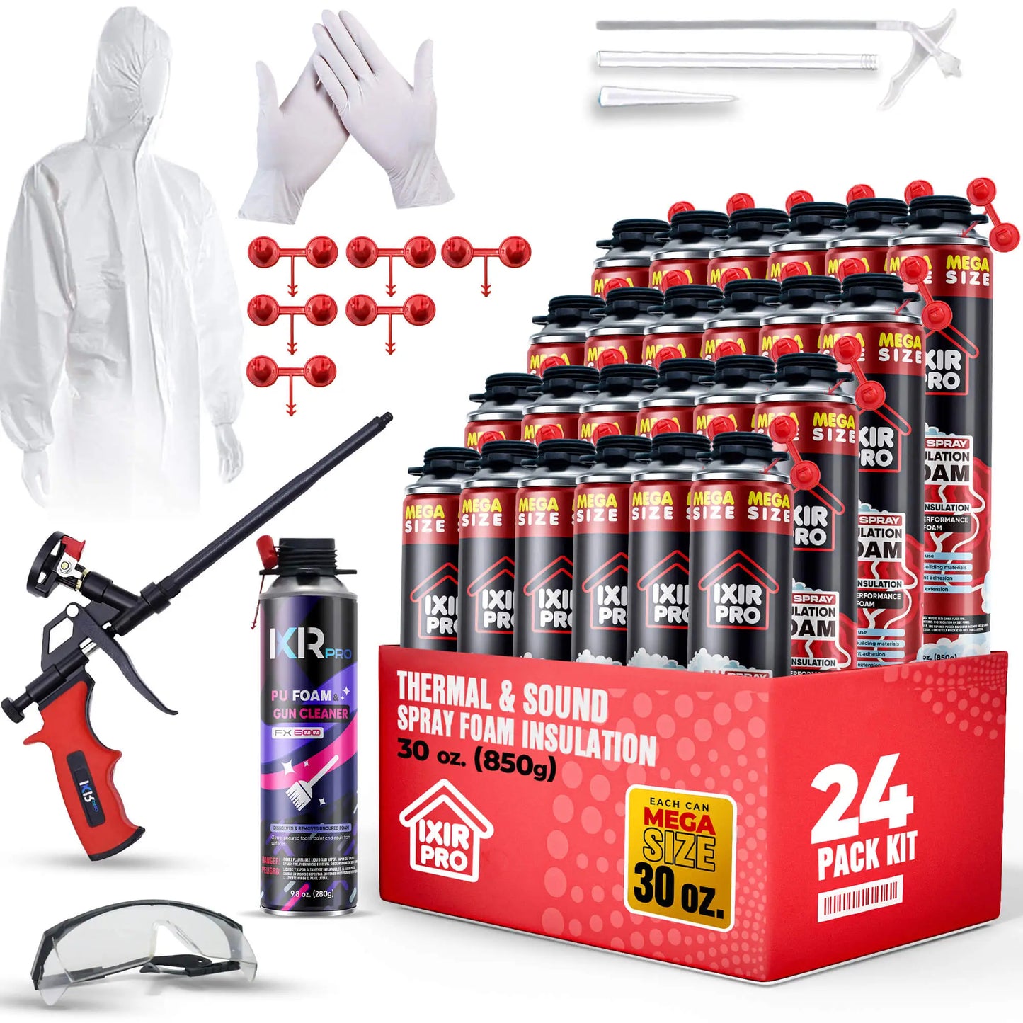 Spray Foam Insulation Kit (30 oz./850gr)