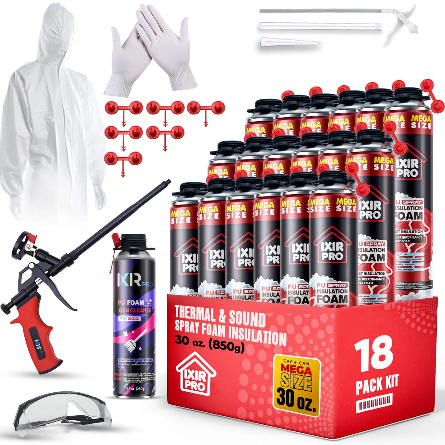Spray Foam Insulation Kit (30 oz./850gr)
