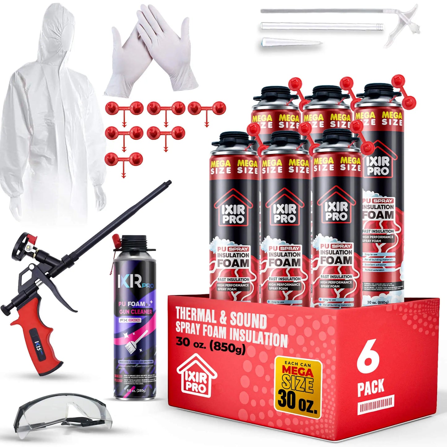 Spray Foam Insulation Kit (30 oz./850gr)