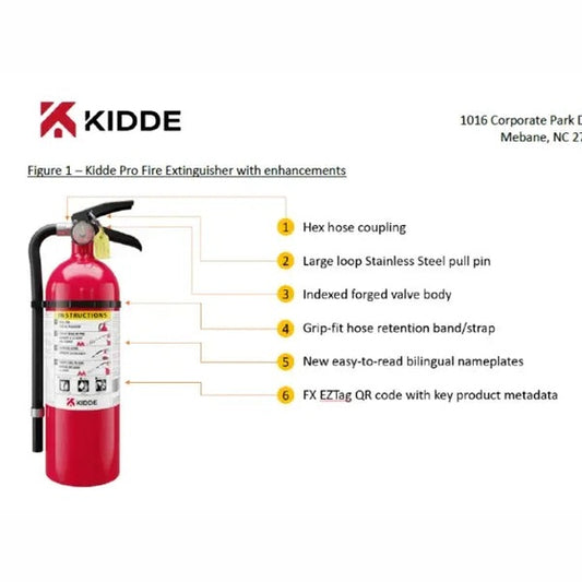 Kidde Press Fit Calibrated Sampling Point for Fire Safety