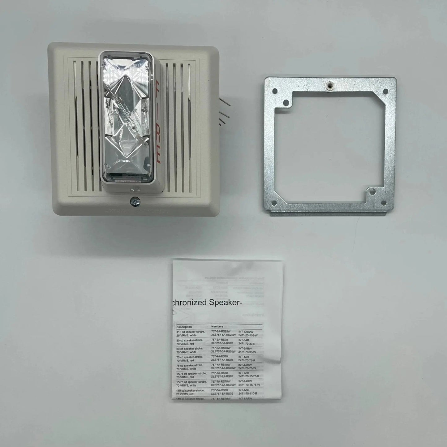 Kidde Wall Strobe 15-110cd White UL/FM Approved Alert