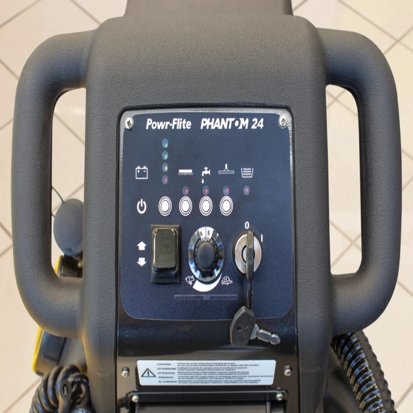 Powr-Flite Phantom Traction-Drive 24" Floor Scrubber