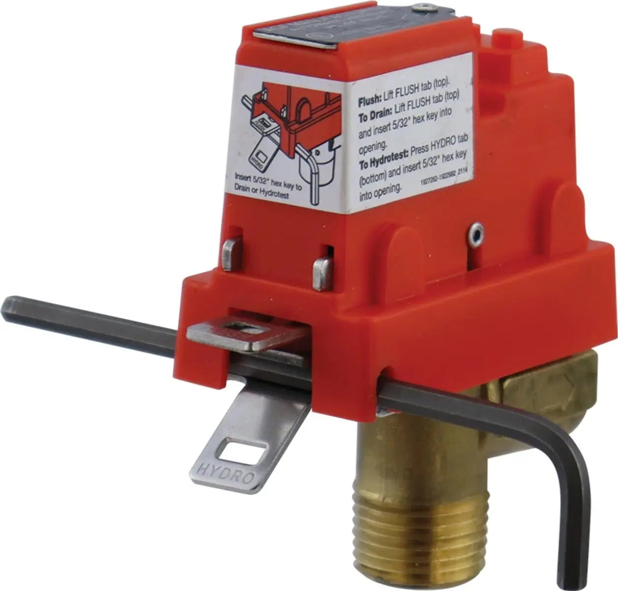 Pressure Relief 7200L 3/4" 175 PSI Valve for Fire Systems