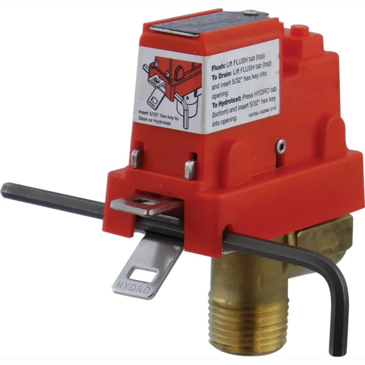 Pressure Relief 7200L 3/4" 175 PSI Valve for Fire Systems