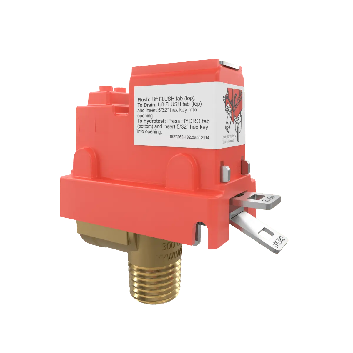 Premium Pressure Relief Valve 200 PSI For Fire Safety