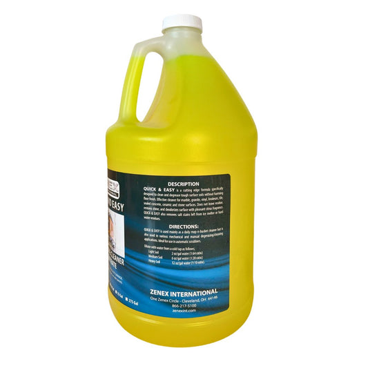 Zenex QUICK & EASY All Purpose Cleaner Concentrate for Commercial and Industrial Floor Scrubber Machines 68 Gallons
