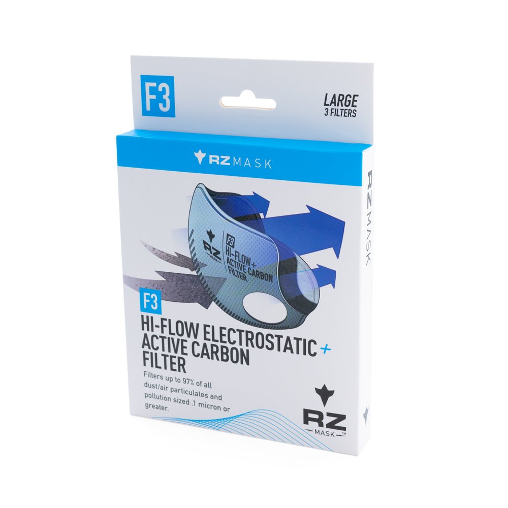 RZ Mask Premium- F3 High Flow Filters (3-Pack) for M1, M2 & M2.5 Masks