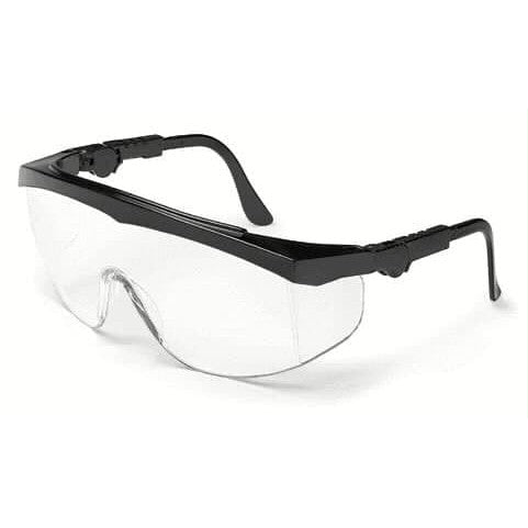 MCR Safety TK1 Safety Glasses Black with Clear Anti-Fog Lens