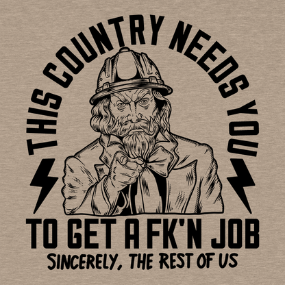 Your Country Needs You - Safety Yellow Shirts