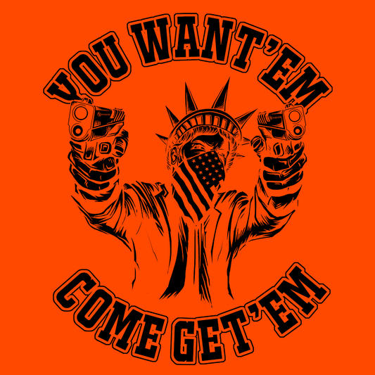 Come Get 'EM - Safety Yellow T-Shirt