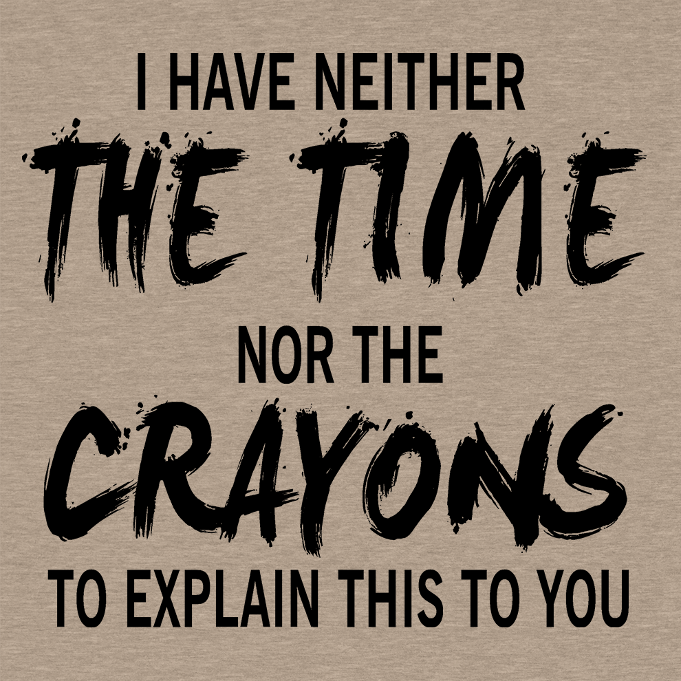 Crayons - Safety Yellow T-Shirt