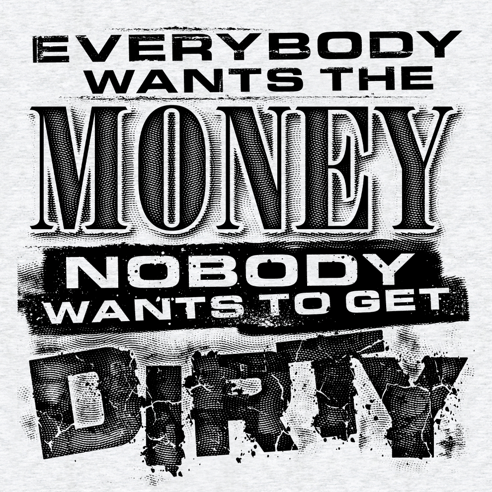 Dirty - Safety Yellow Hi-Vis T-Shirt