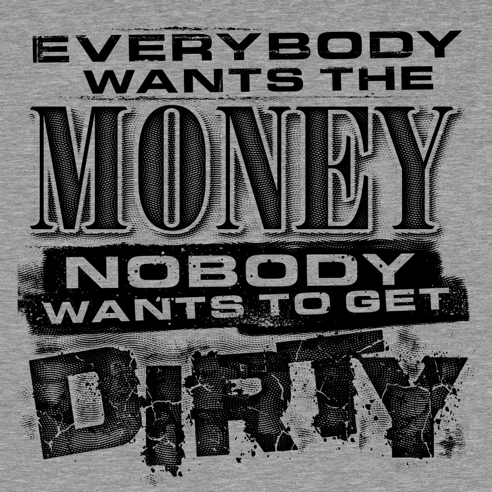 Dirty - Safety Yellow Hi-Vis T-Shirt