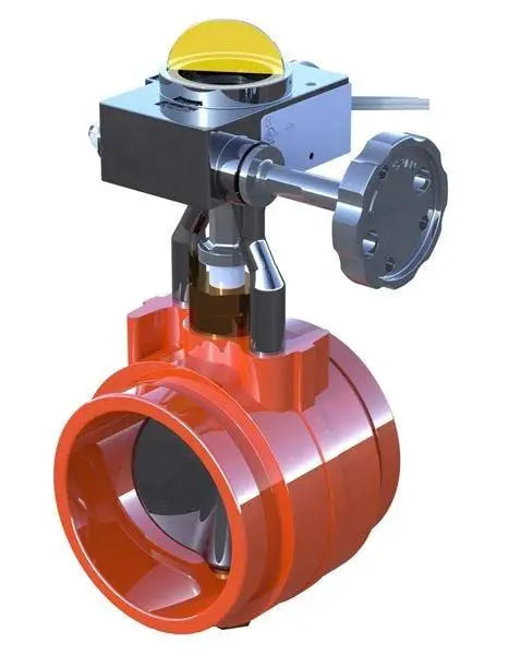 Normally Closed Grooved Butterfly Valve for Fire System