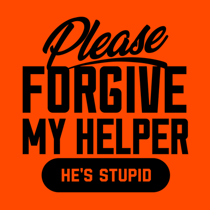 My Helper - Safety Yellow Pocket T-Shirt