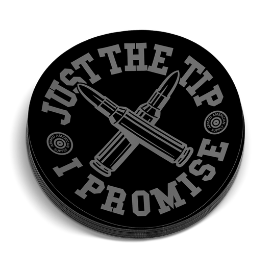 Just The Tip Hard Hat Decal