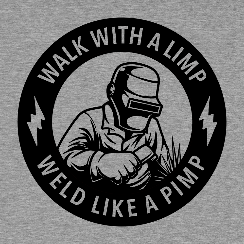 Weld Like a Pimp - Safety Yellow T-Shirt