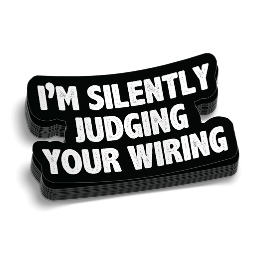 Wiring Hard Hat Decal