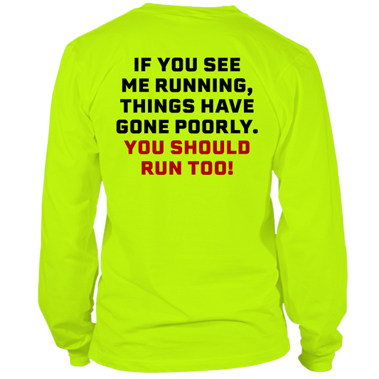 Run - Long Sleeve Hi-Vis T-Shirt