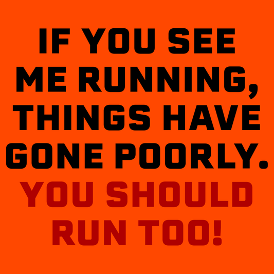 Run - Safety Yellow Pocket T-Shirt