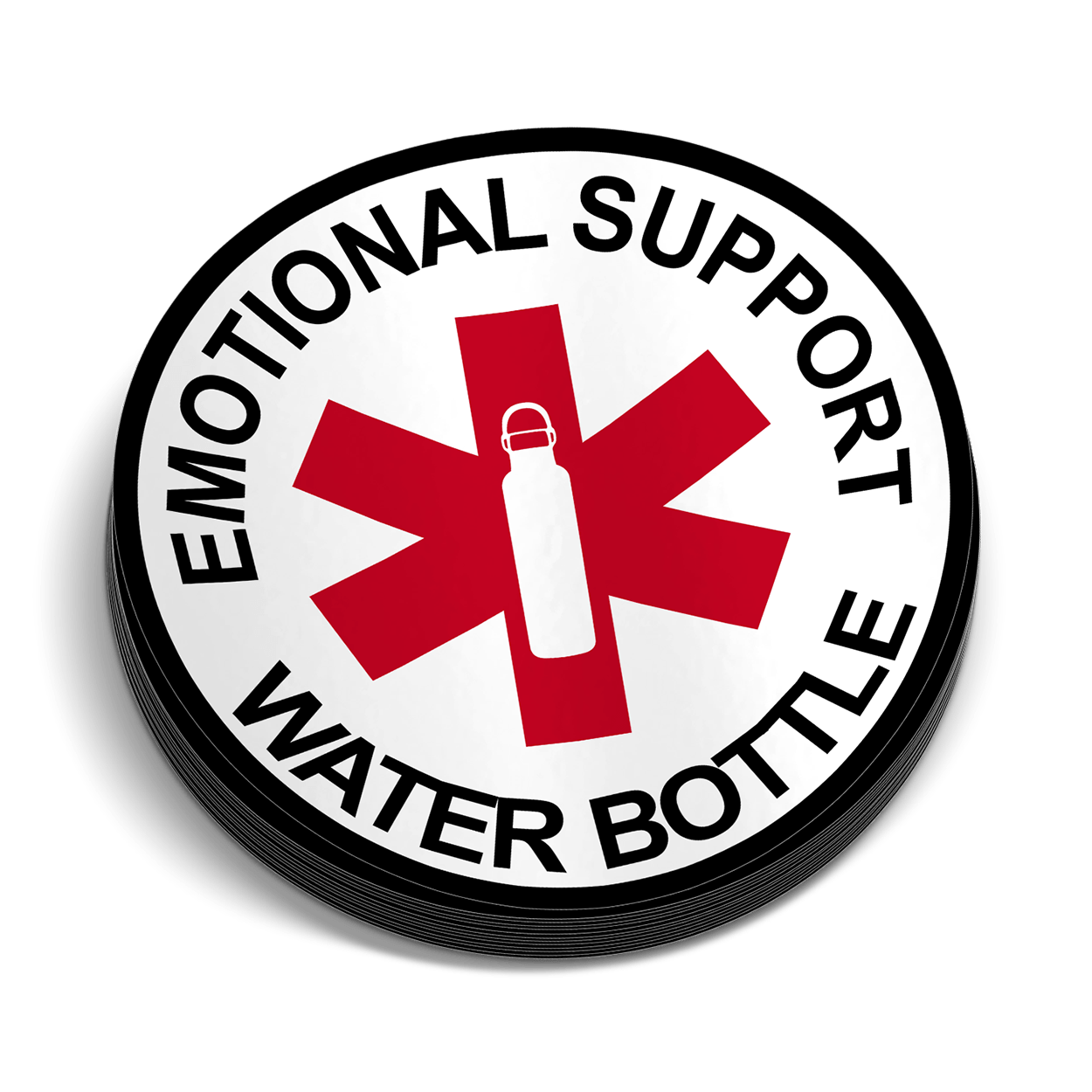 Support Water Bottle Decal