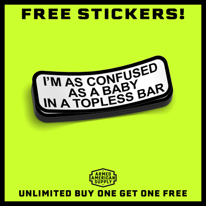 Topless Bar Hard Hat Decal