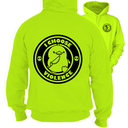 Violence - Safety Yellow Hi-Vis Hoodie