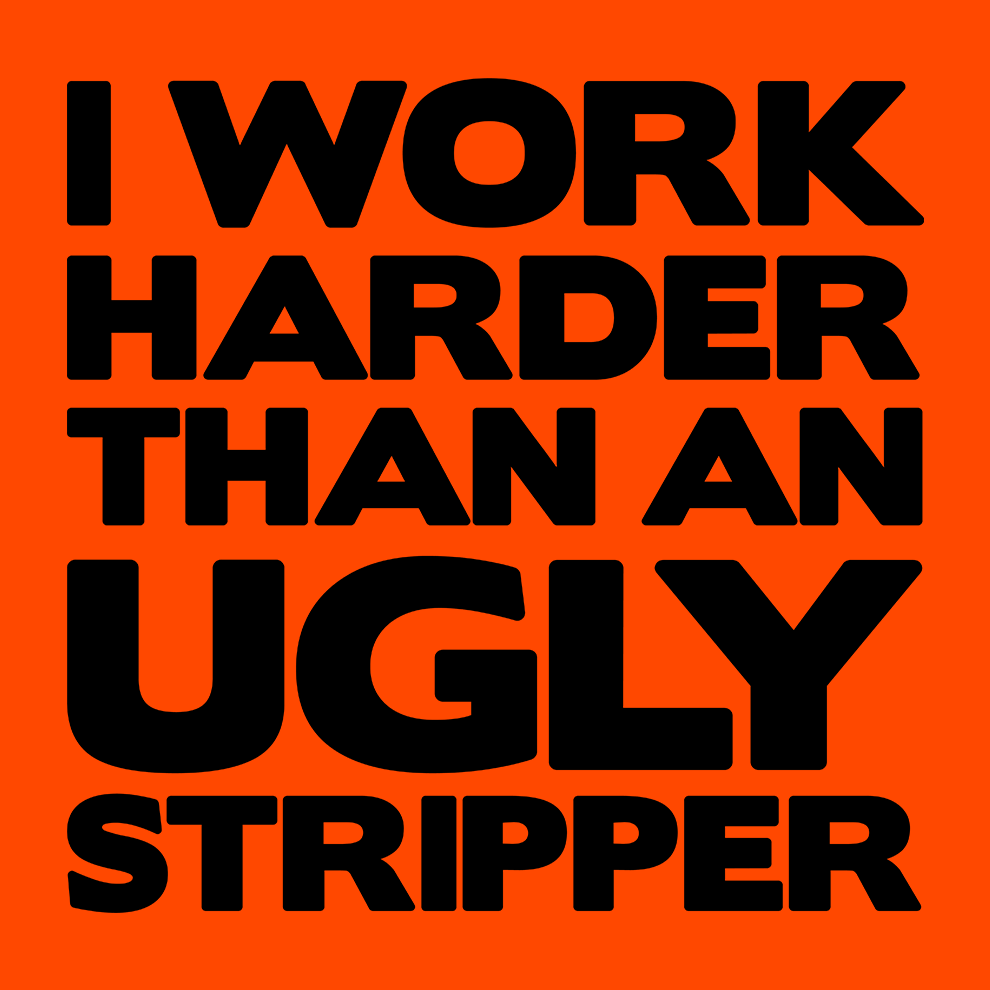 Work Harder - Safety Yellow Pocket T-Shirt