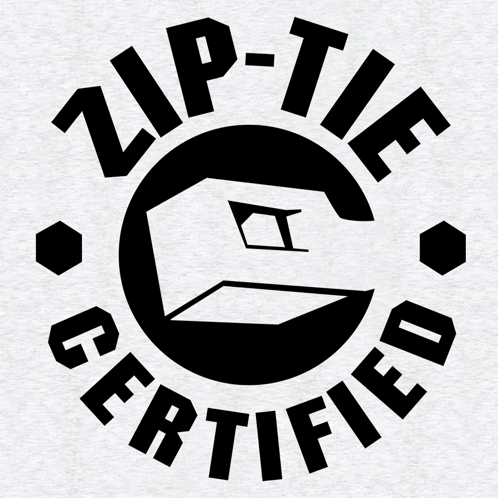 Zip Tie - Safety Yellow T-Shirt