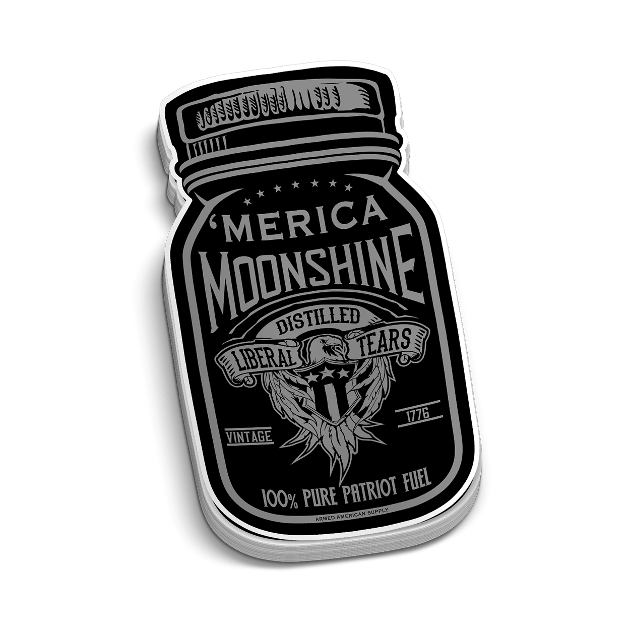 'Merica Moonshine Decal