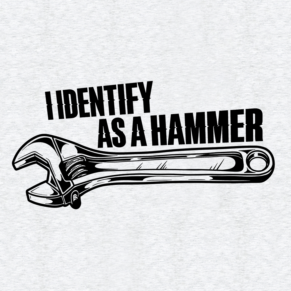 Identify As A Hammer - Safety Yellow T-Shirt