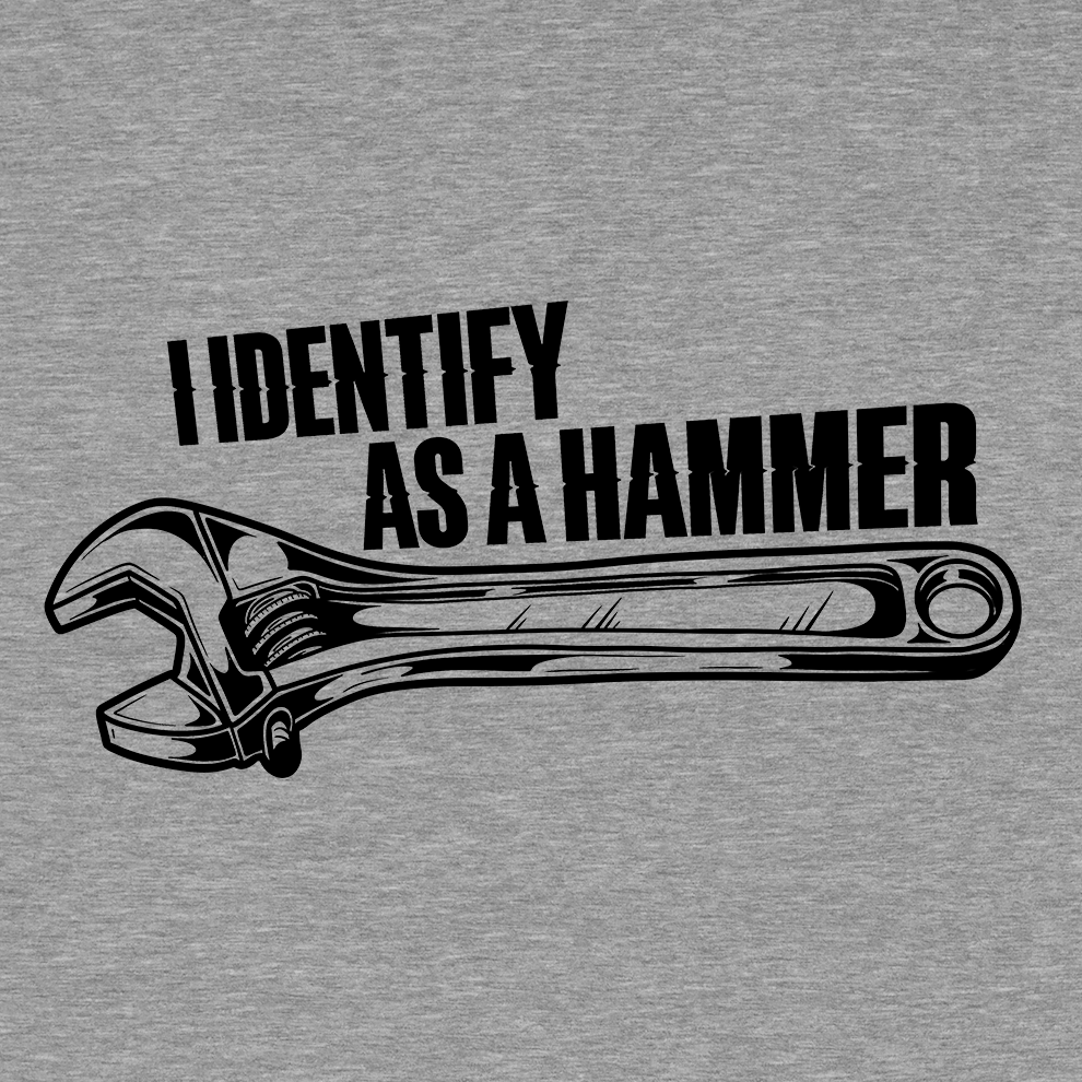 Identify As A Hammer - Safety Yellow T-Shirt