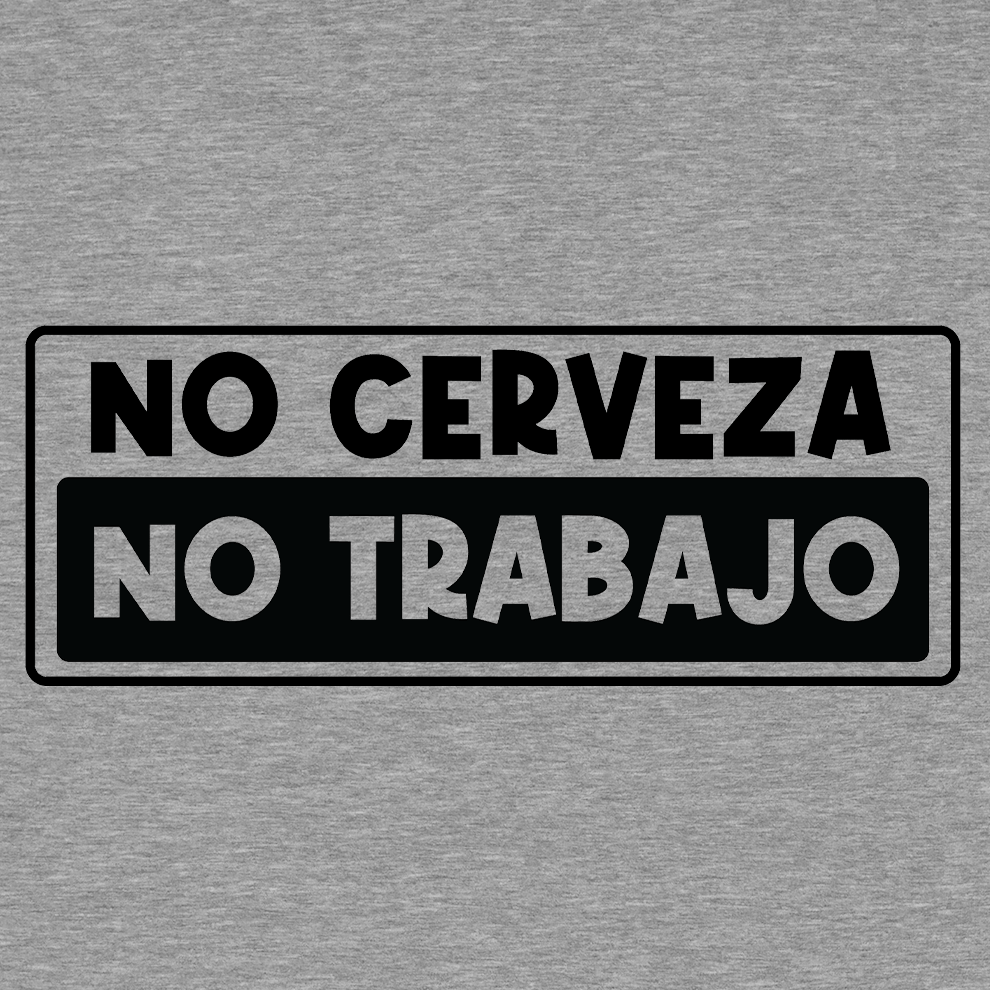No Cerveza - Safety Yellow T-Shirt