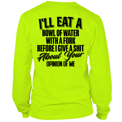 Opinion Of Me - Long Sleeve Safety Hi-Vis