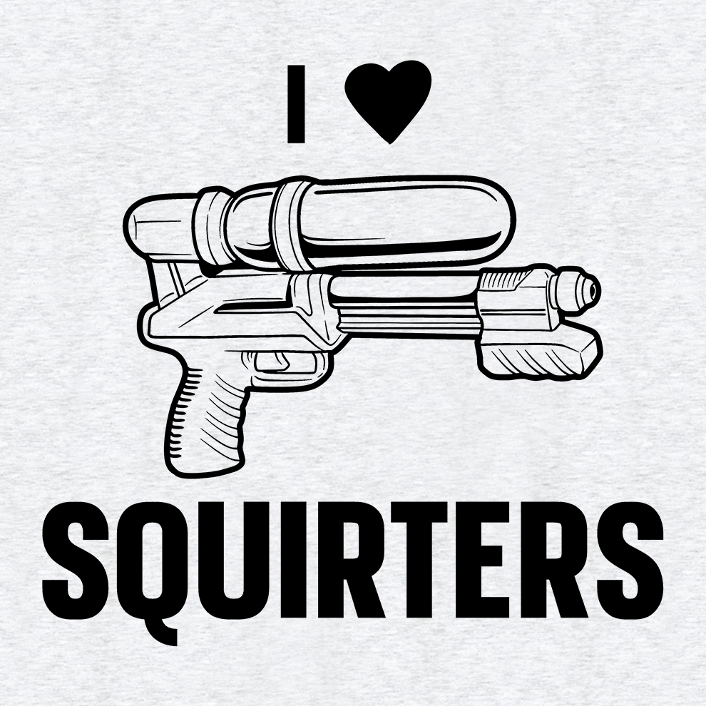 I Love Squirters - Safety Yellow Hi-Vis T-Shirt