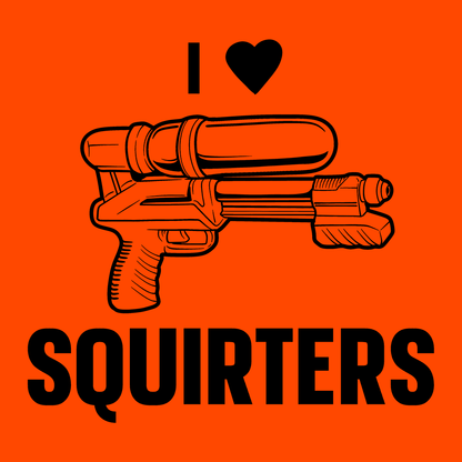 I Love Squirters - Safety Yellow Hi-Vis Pocket T-Shirt