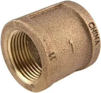 Quality Pipe Brass Coupling LF for Fire Systems, 1-inch