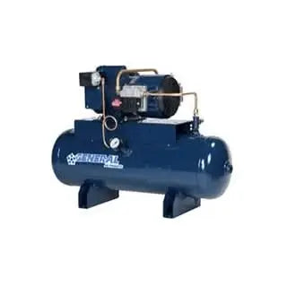General Air 1 HP Oil Less Air Compressor 3 Phase Safety