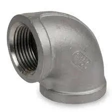 90 Degree Elbow 150 Pound 304 Stainless Steel 1" Threaded